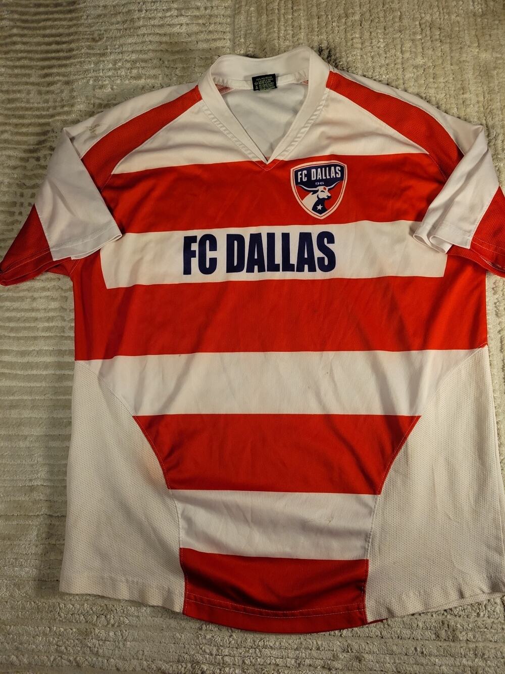 Adonis FC Dallas Soccer Jersey Mens Size Large Futbol Shirt Top Adult